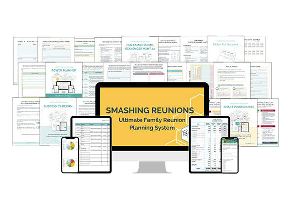 smashing reunions ultimate family planning system by genibliss flatlay of system but only a fraction of the pages